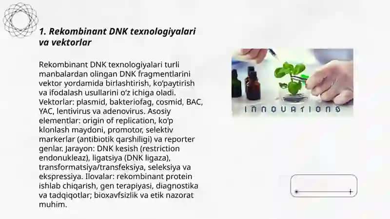 Biotexnologiyada genetik muhandislik usullari 3