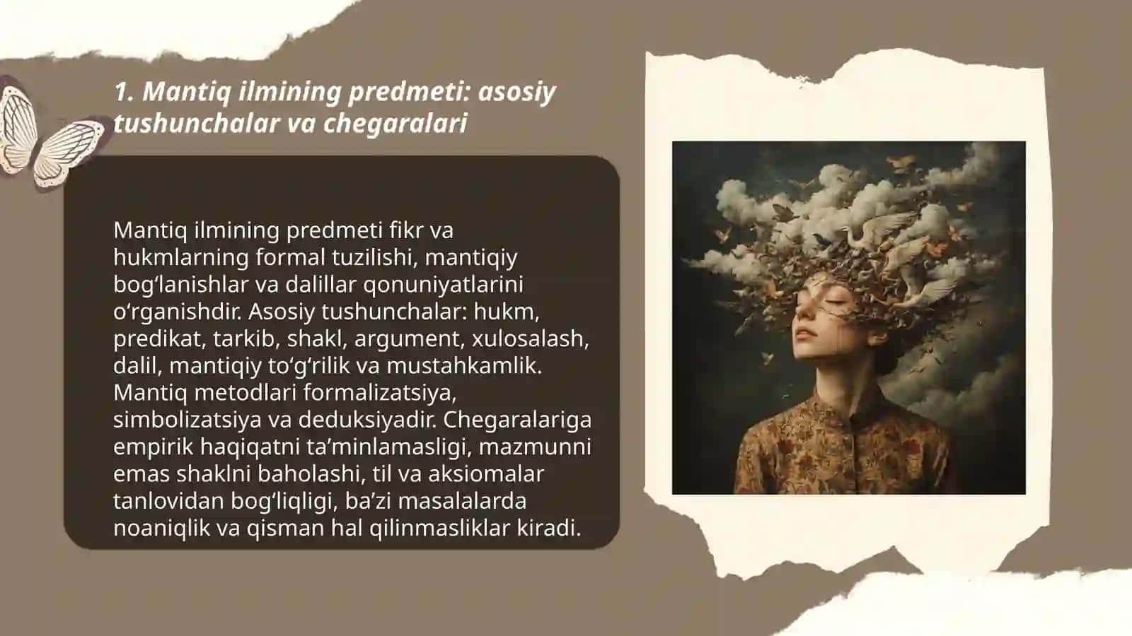 Mantiq ilmining predmeti va ahamiyati 3