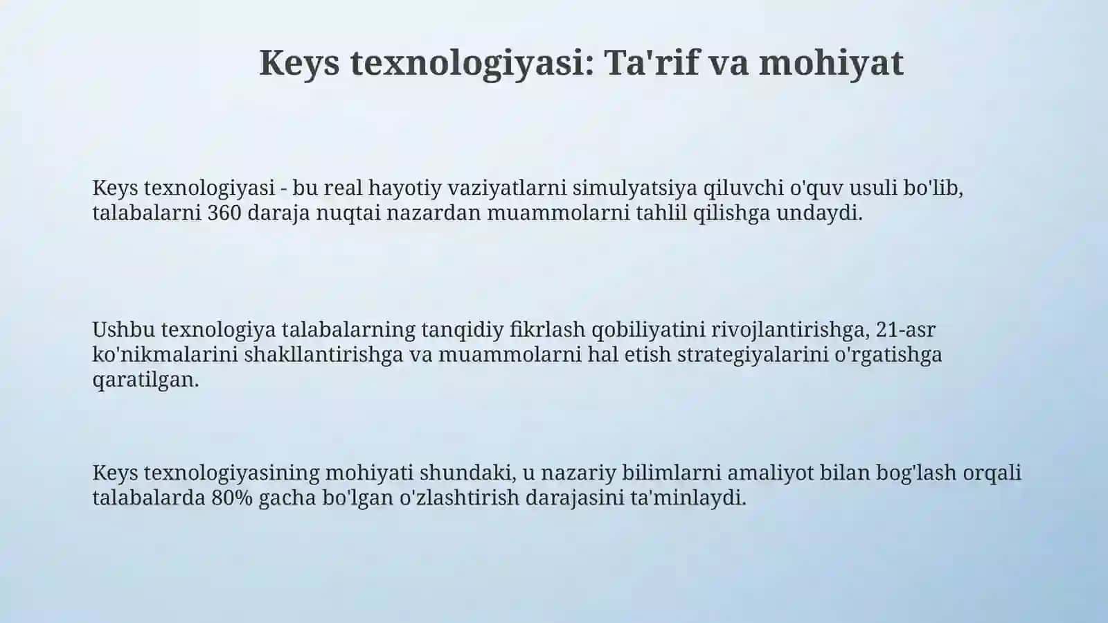 Keys Texnologiyasi 3