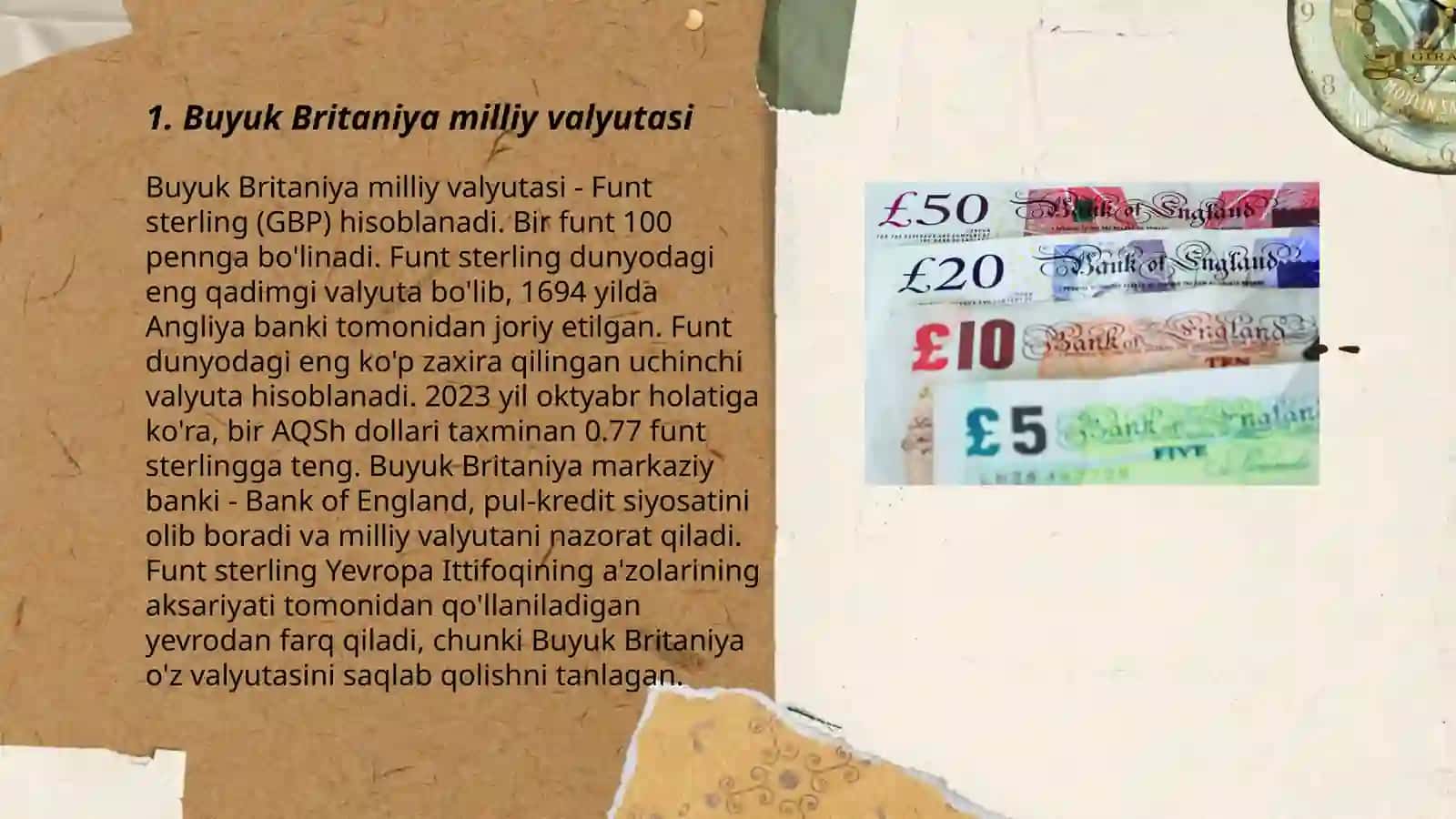Buyuk Britaniya Pul Tizimi 3