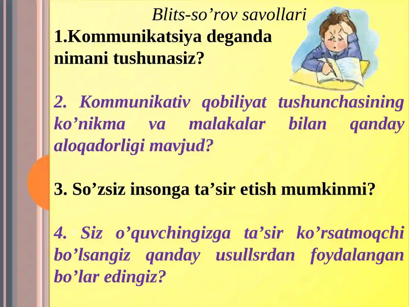 Kommunikativ malaka va pedagogik taʼsir korsatish 3