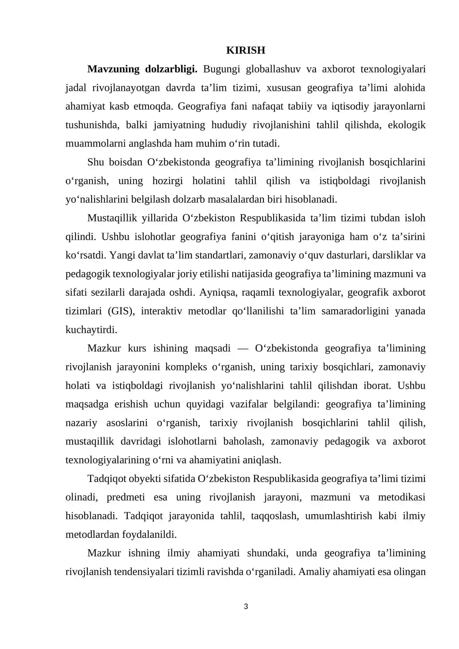 O‘ZBEKISTONDA GEOGRAFIYA TA’LIMINING RIVOJLANISHI 3
