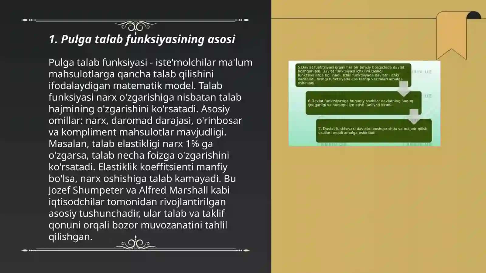 Pulga talab funksiyasi 3
