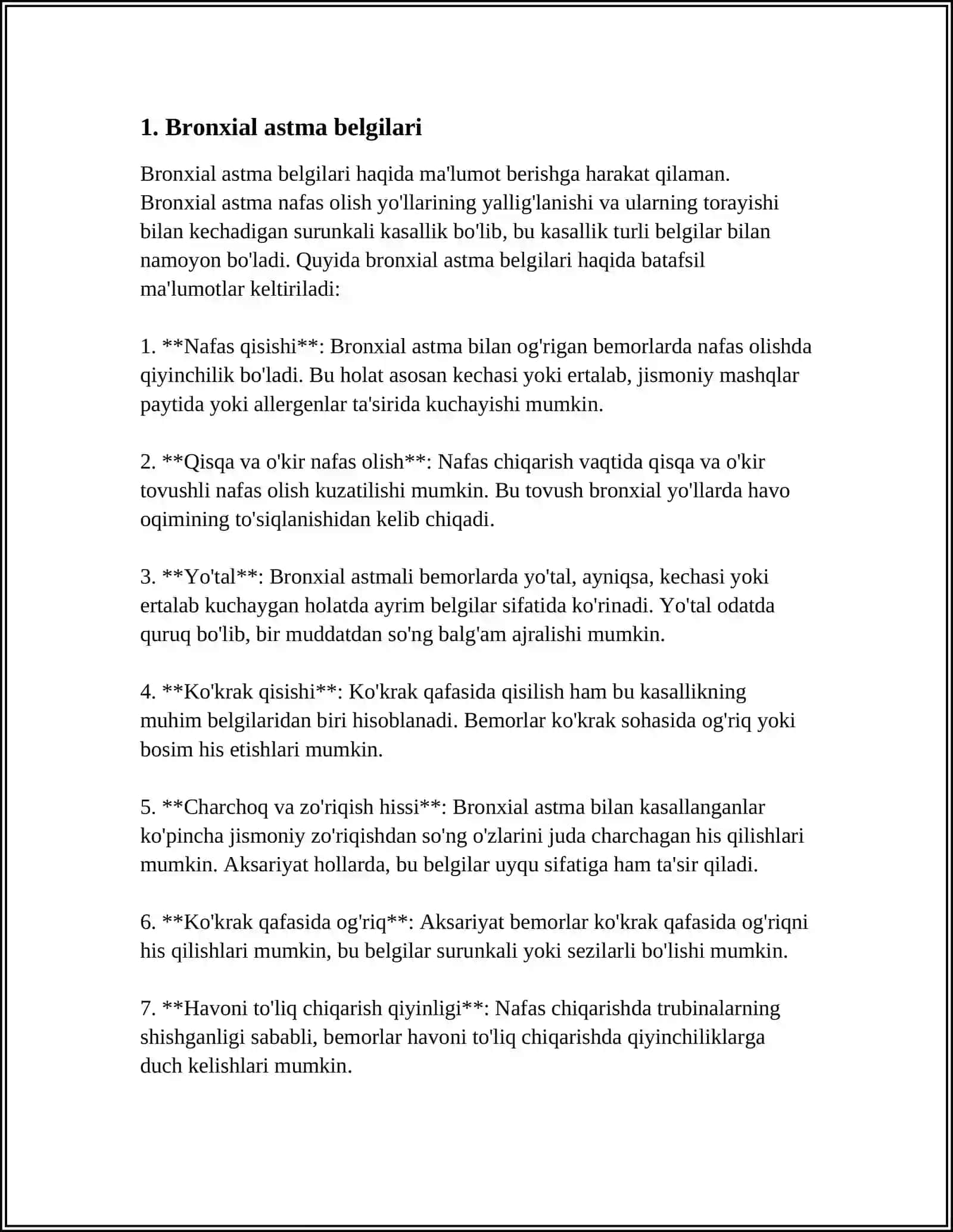 BRONXIAL ASTMA KASALLIKLARIDA BIRINCHI YORDAM 3