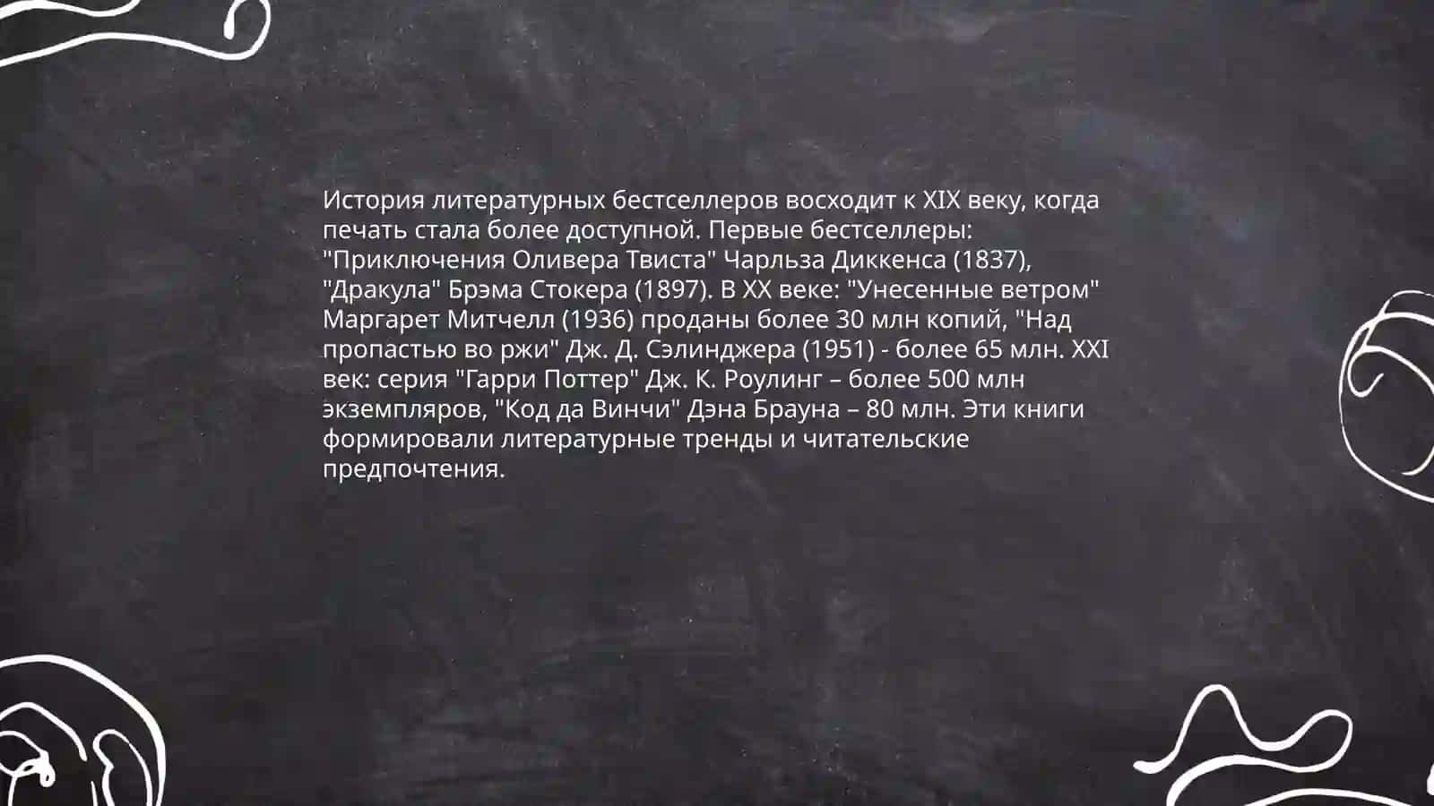 Литературные бестселлера 3