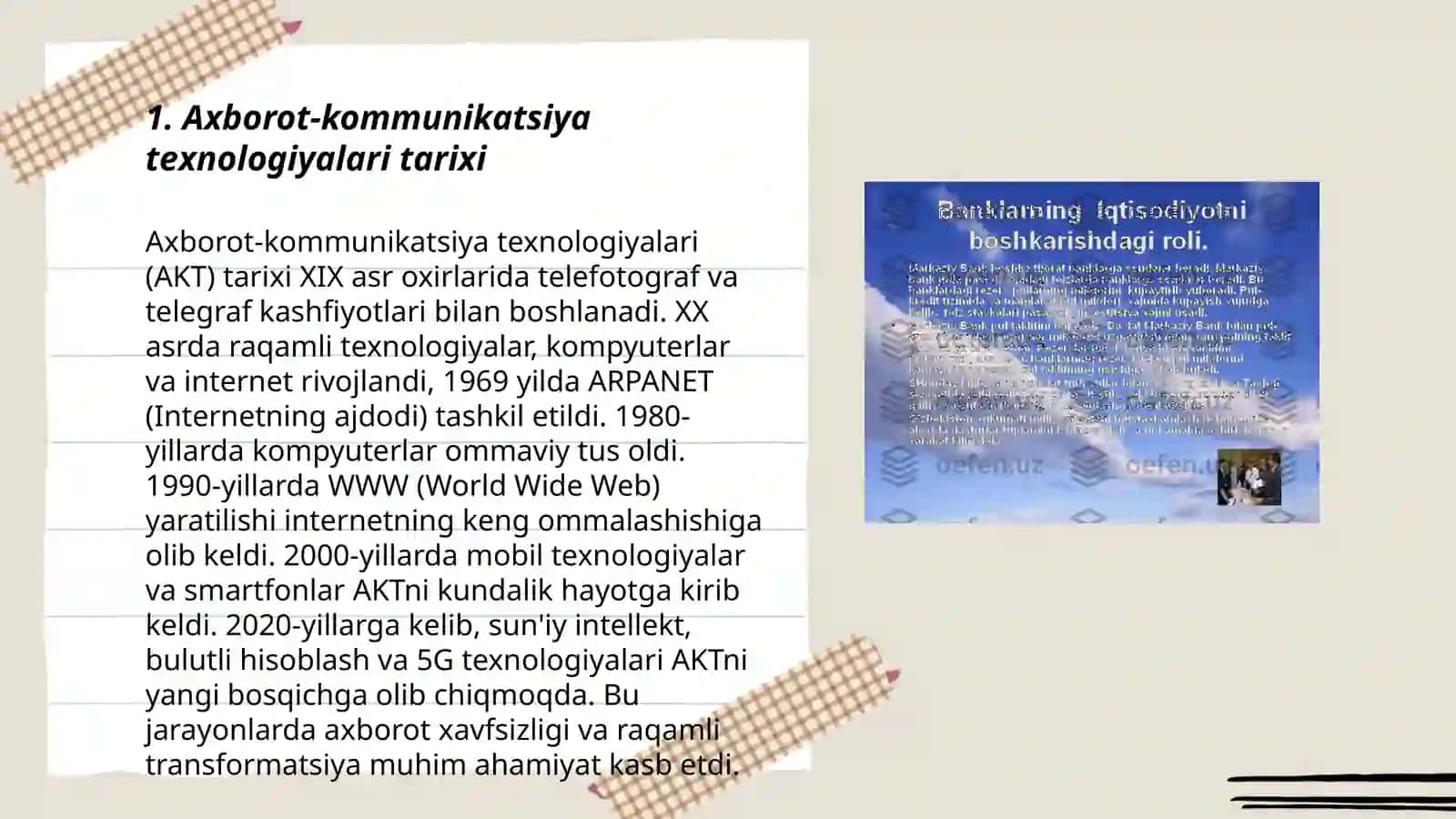 Axborat-kommunikatsiya texnologiyalari 3