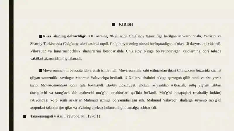 MAHMUD TAROBIY QO‘ZG‘ALONI 3