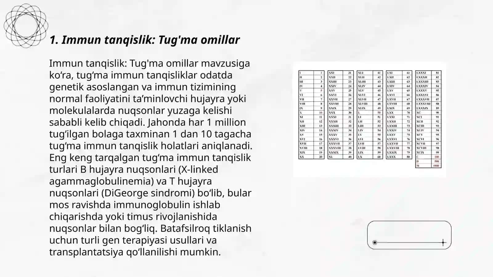Immun tanqislik holatlari (tug'ma, hayot davomida orttirilgan) 3