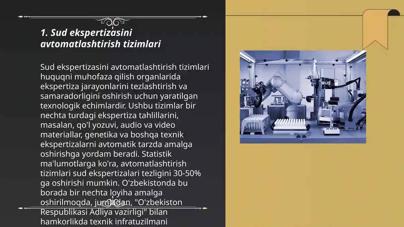 Sud ekspertizasini avtomatlashtirish tizimlari 3