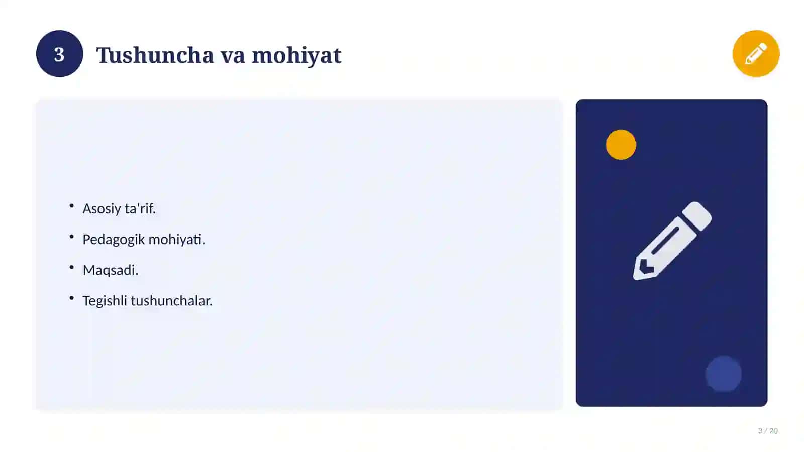 Chet tili o'qitish metodikasi: nazariy asoslari, an'anaviy yondashuvda (Glossariy va atamalar tahlili) 3