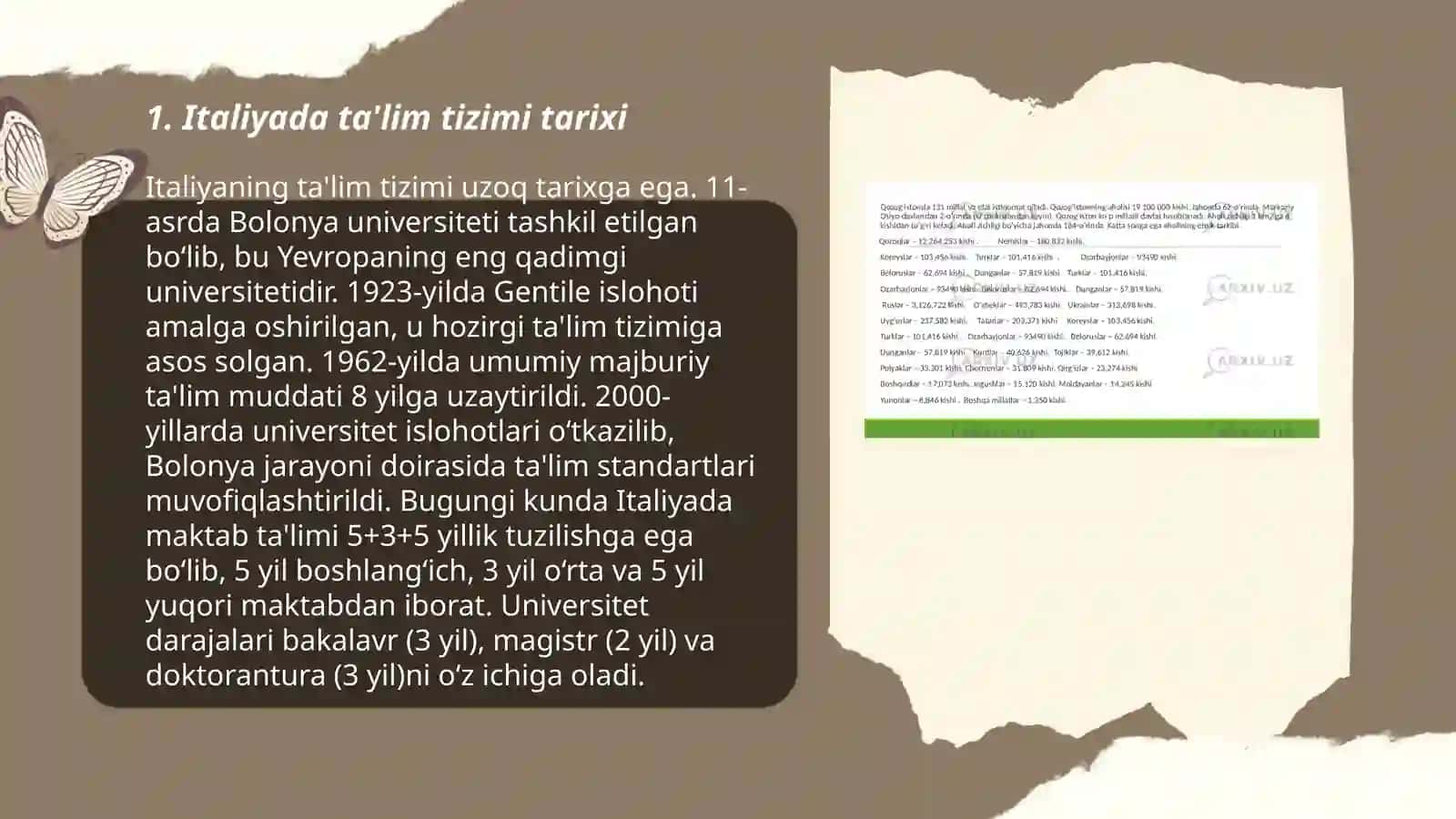 Italiyada ta'lim tizimi 3