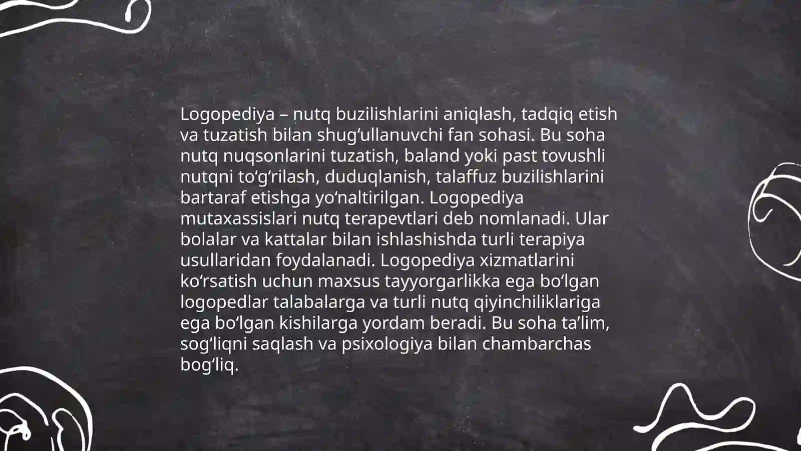Logopediya haqida tushuncha 3