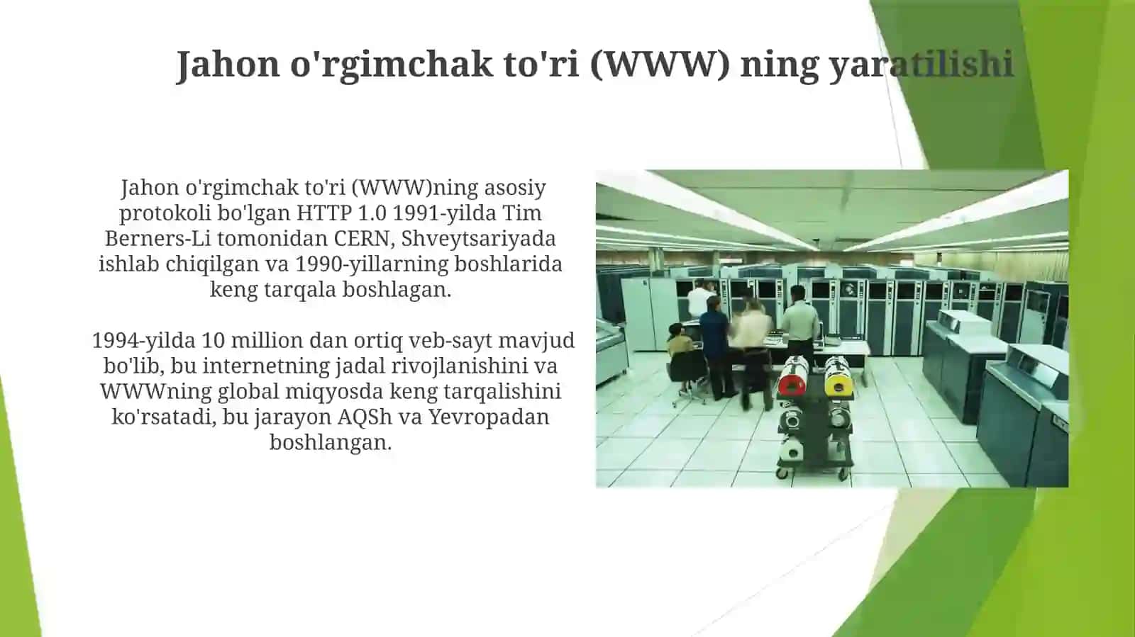 Zamonaviy Internet Xizmatlari 3
