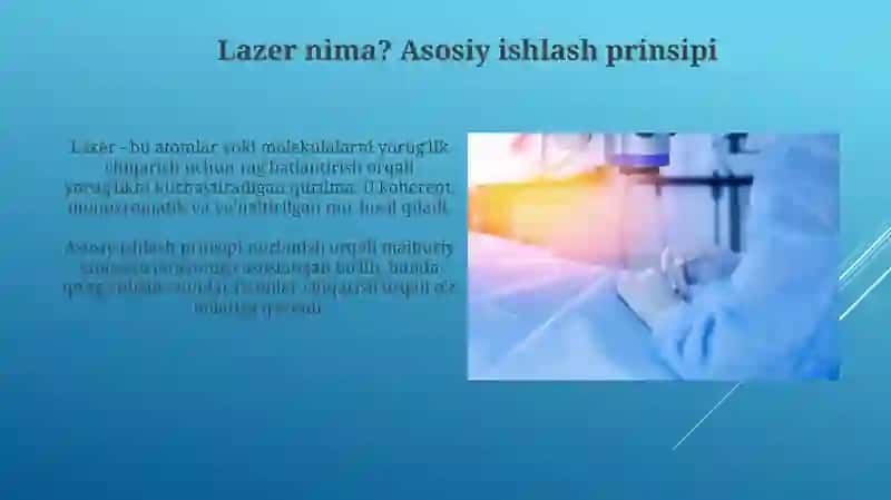Lazerning Tibbiyotda Qo'llanilishi 3