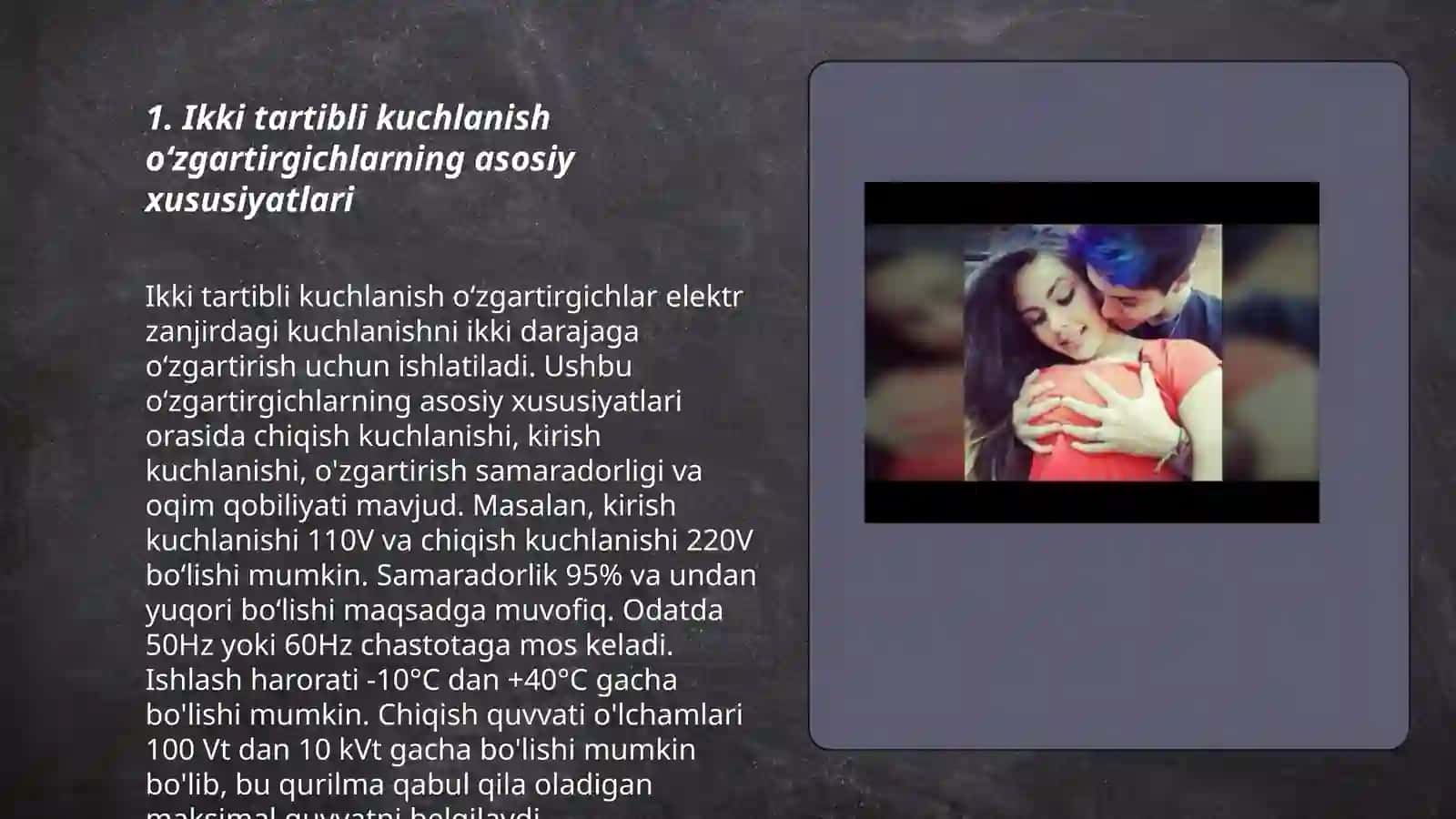 Ikki tartibli kuchlanish oʻzgartirgichlari 3