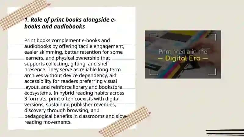 The Future of Print Books in a Digital World 3