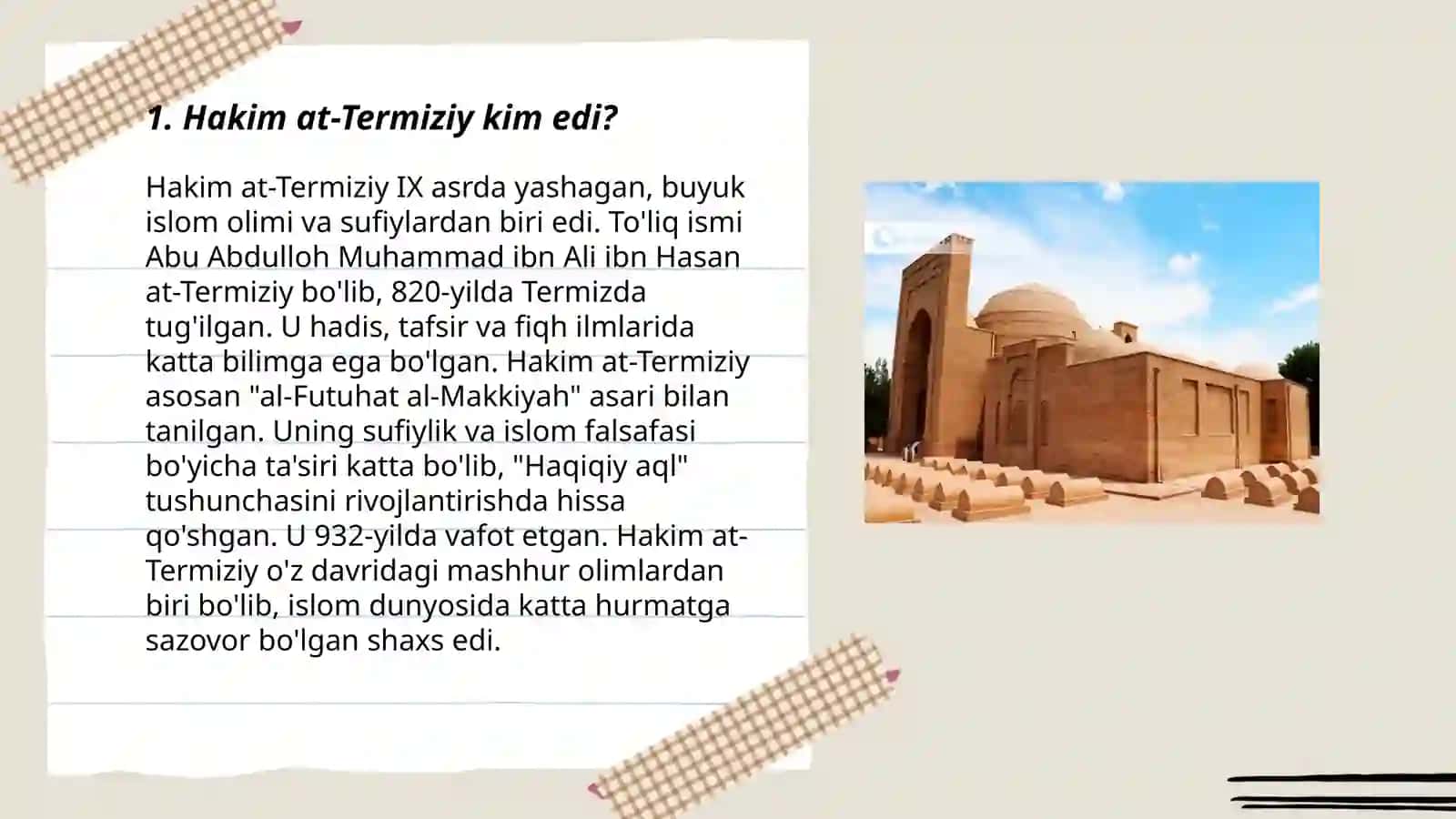Hakim at-Termiziy majmuasi 3