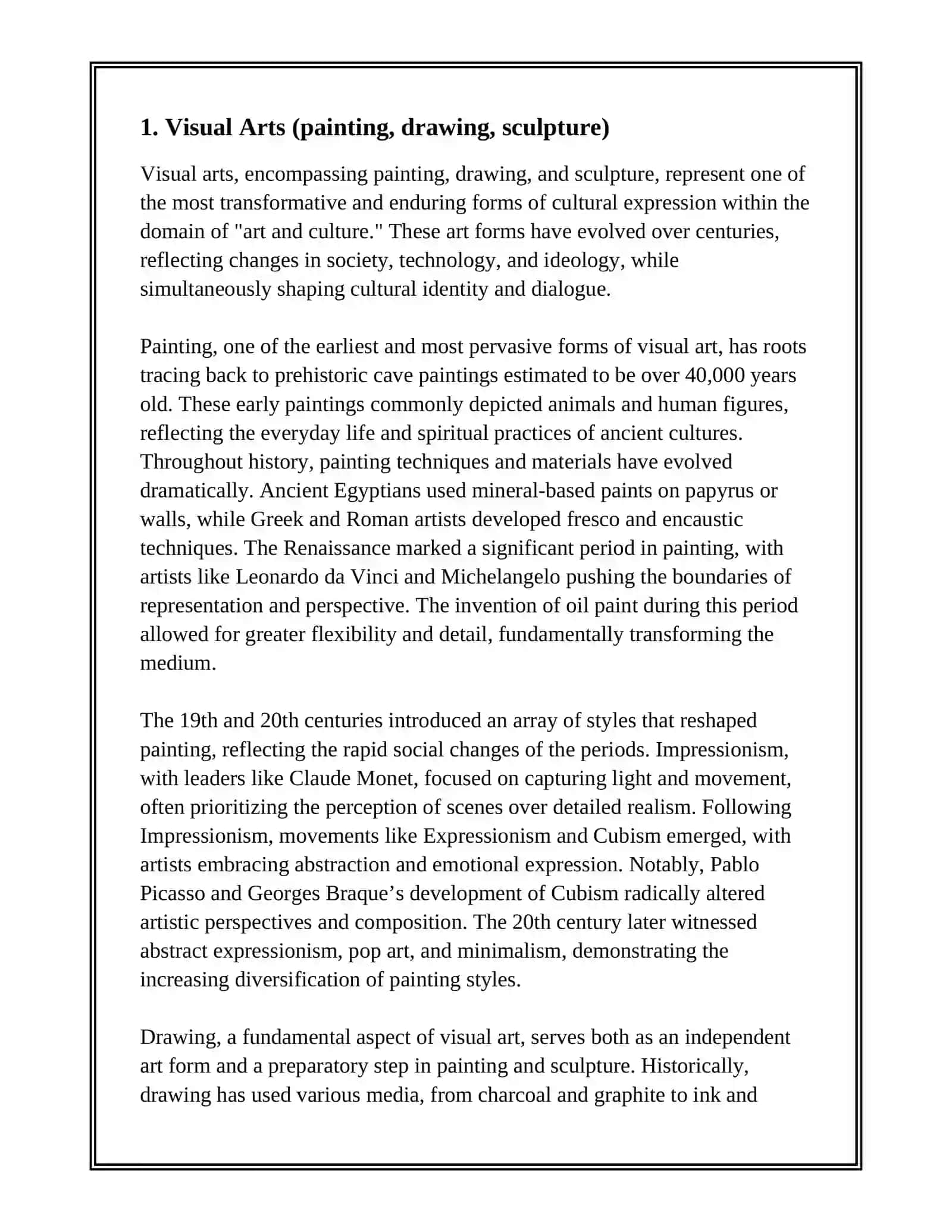 REFERAT Theme: ART AND CULTURE 3