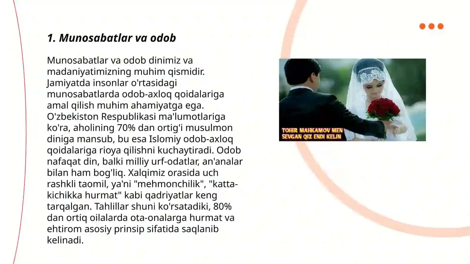 Munosabatlar va Odob 3