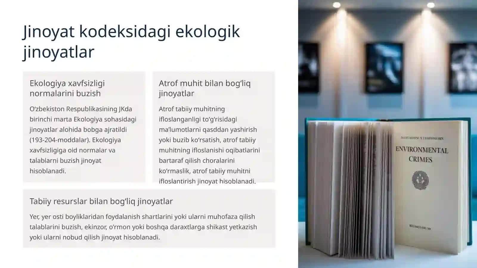 Ekologiya sohasidagi jinoyatlar 3