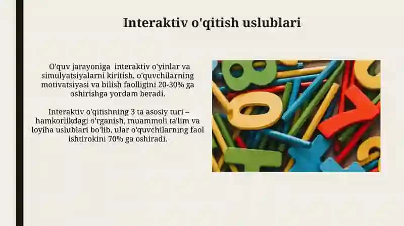 Pedagogik faoliyatning tuzilishi va turlari 3