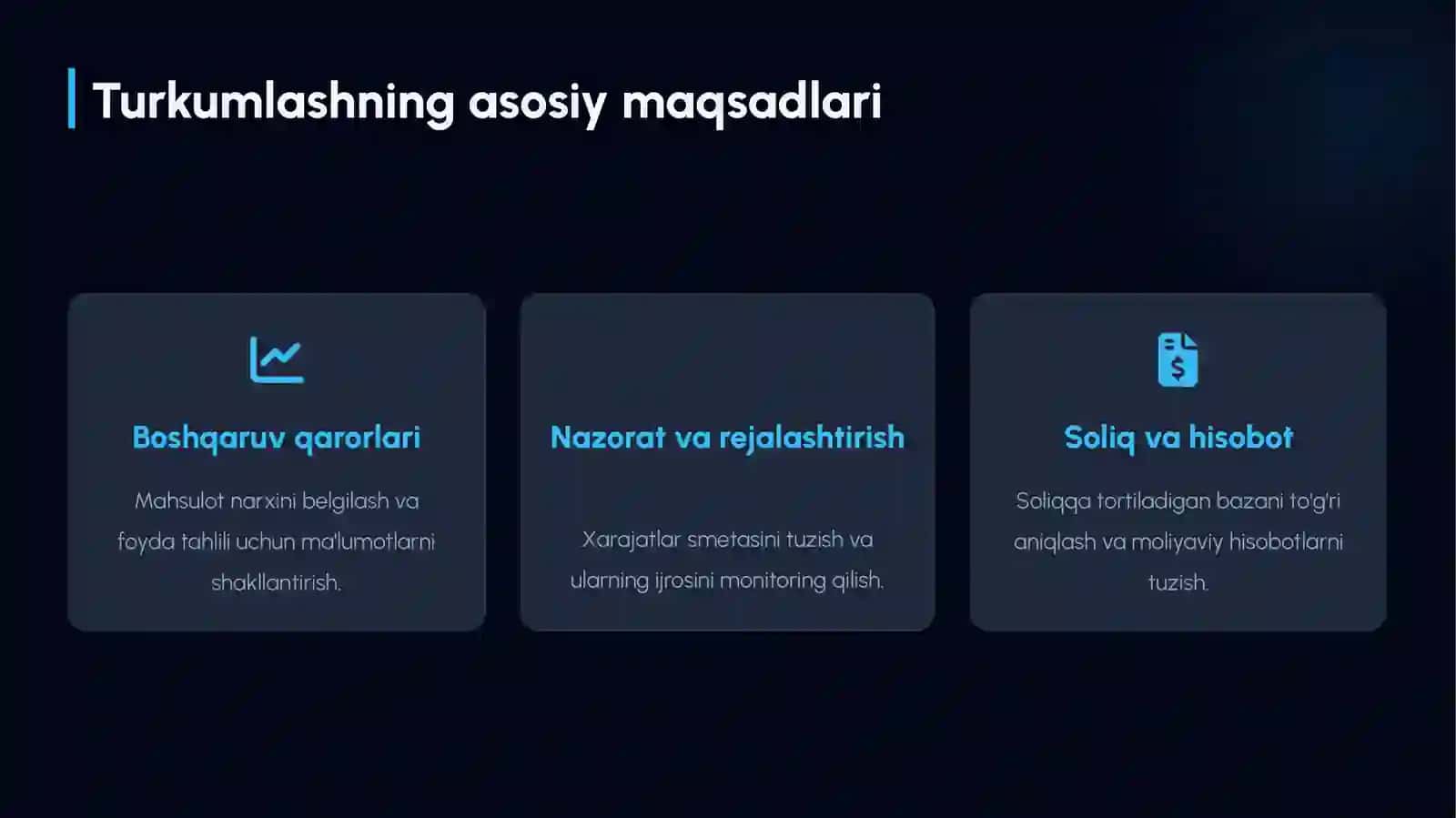 Buxgalteriya va moliya boshqaruvining metodologik asoslari 3