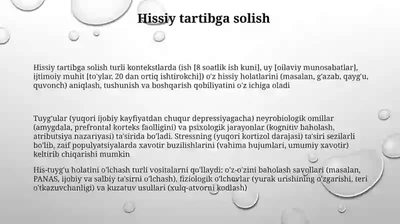 Emotsional holatlar 3
