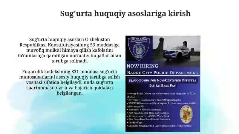 Sug’urtaning huquqiy asoslari 3