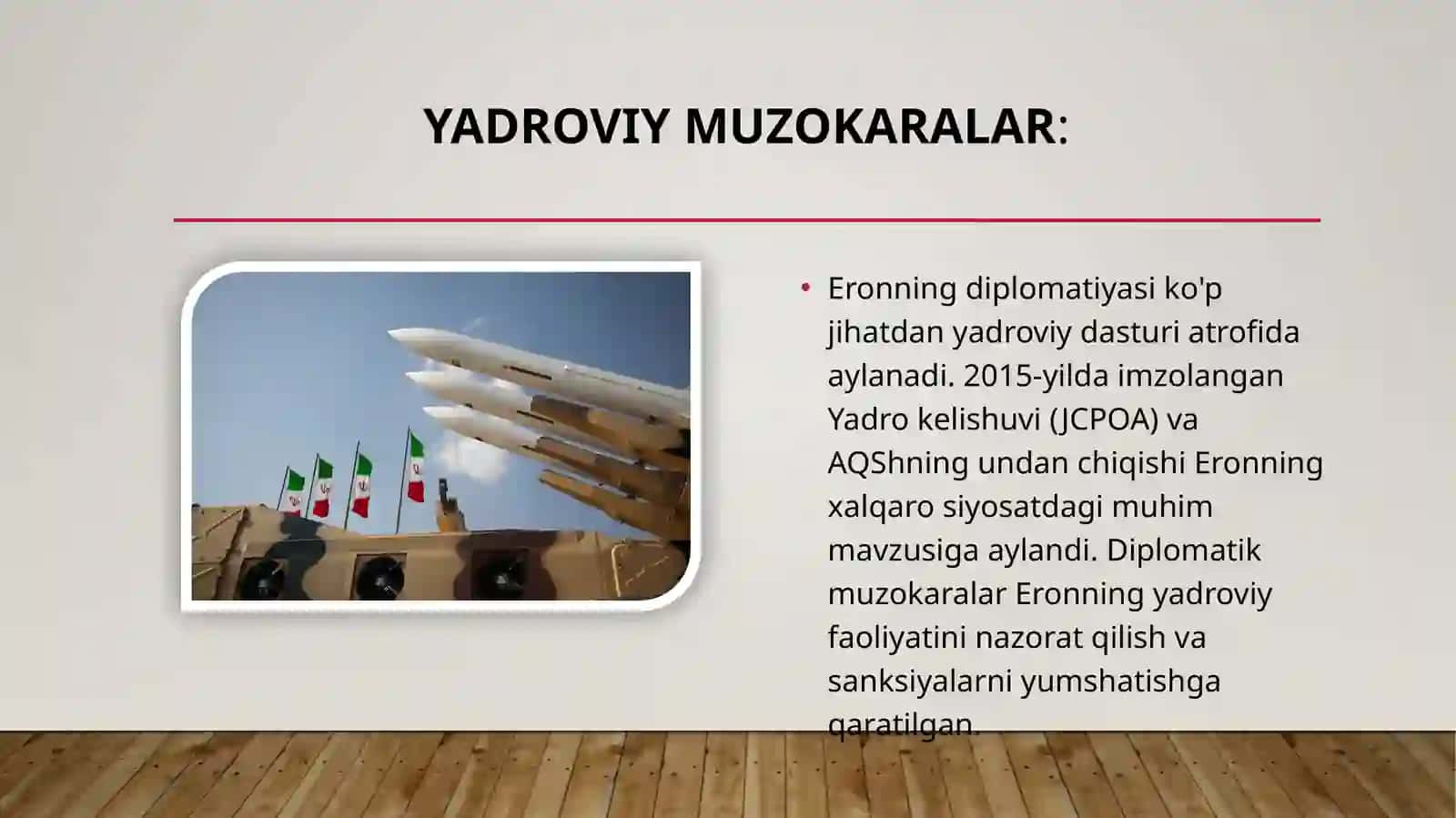 Eron Islom Respublikasi zamonaviy diplomatiyasi 3