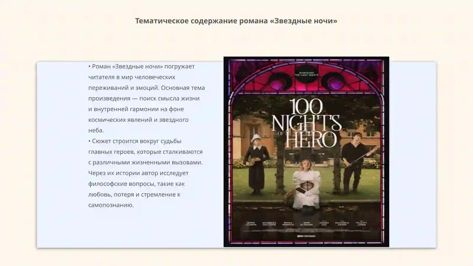Роман «Звездные ночи» 3