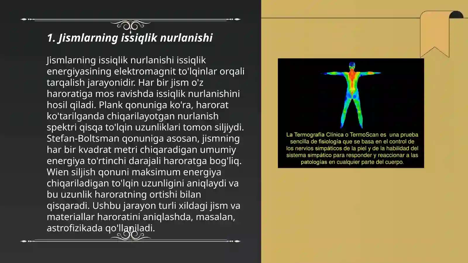 Jismlarning issiqlik nurlanishi 3