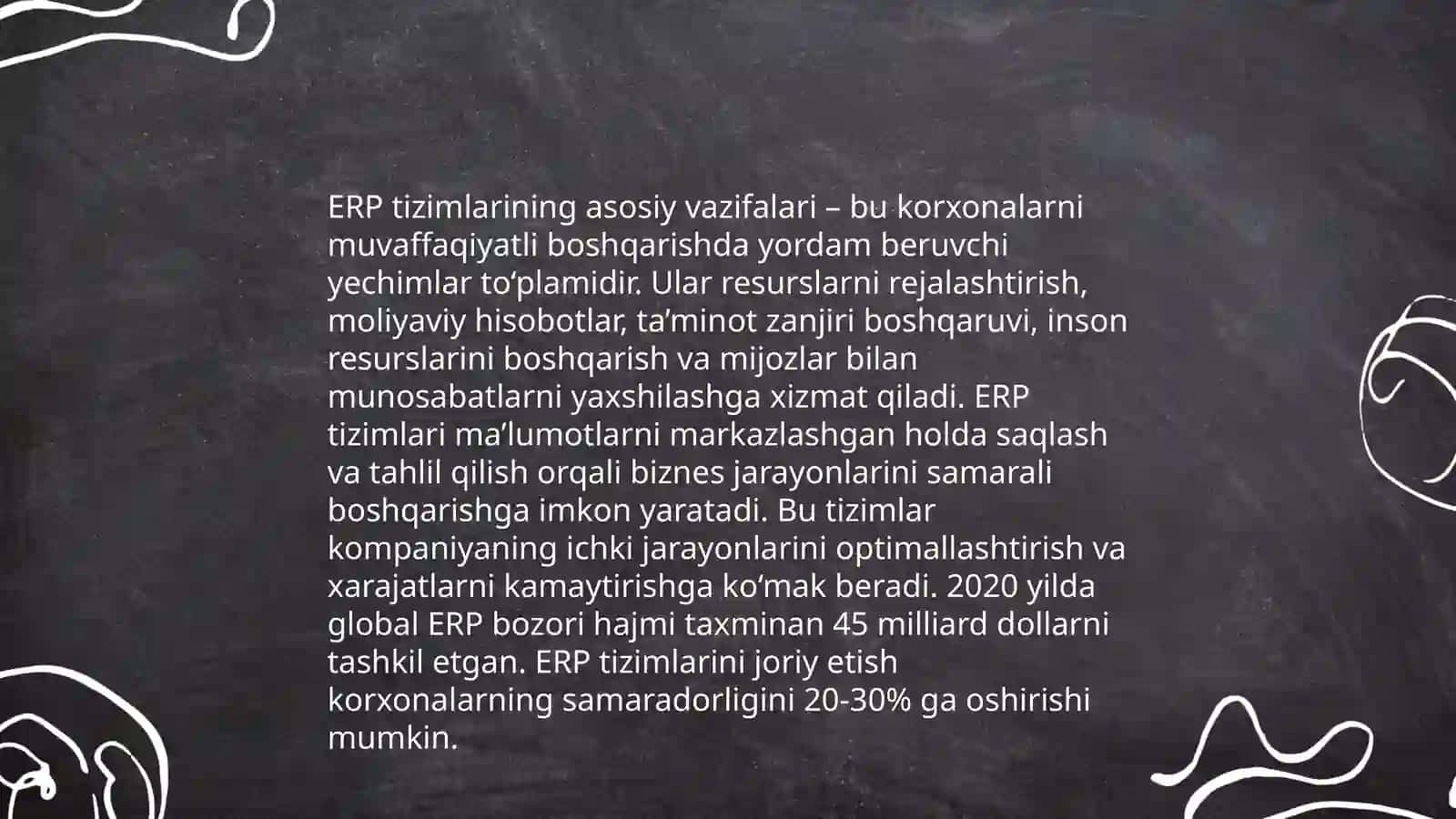 Korxonani boshqarishda ERP tizimi 3