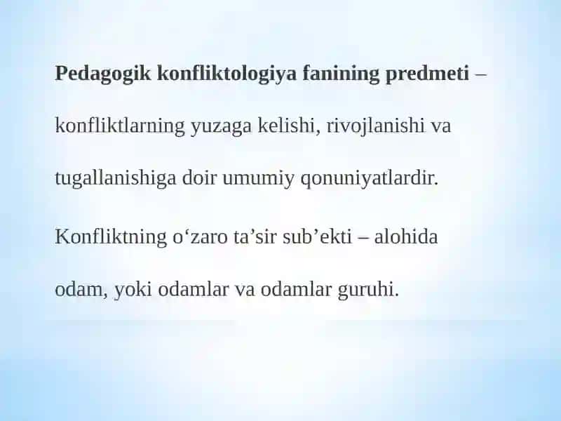 Pedagogik kofliktologiya 3