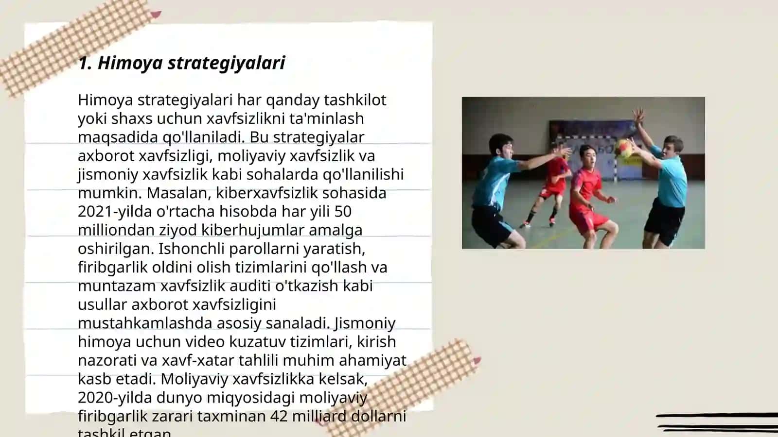 Gandbol texnikasi 3