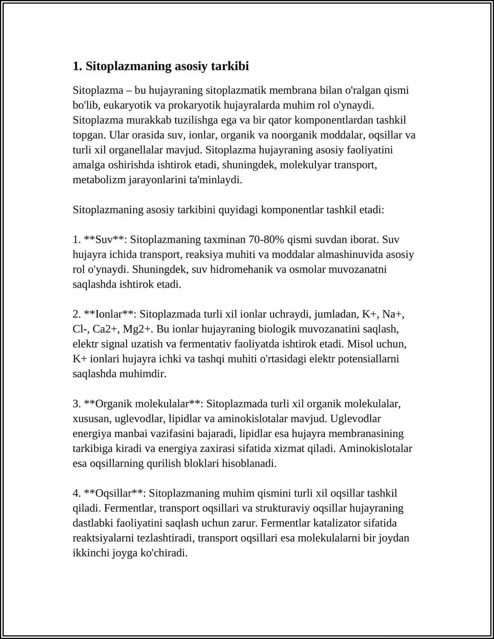 SITOPLAZMANING UMUMIY TUZILISHI 3