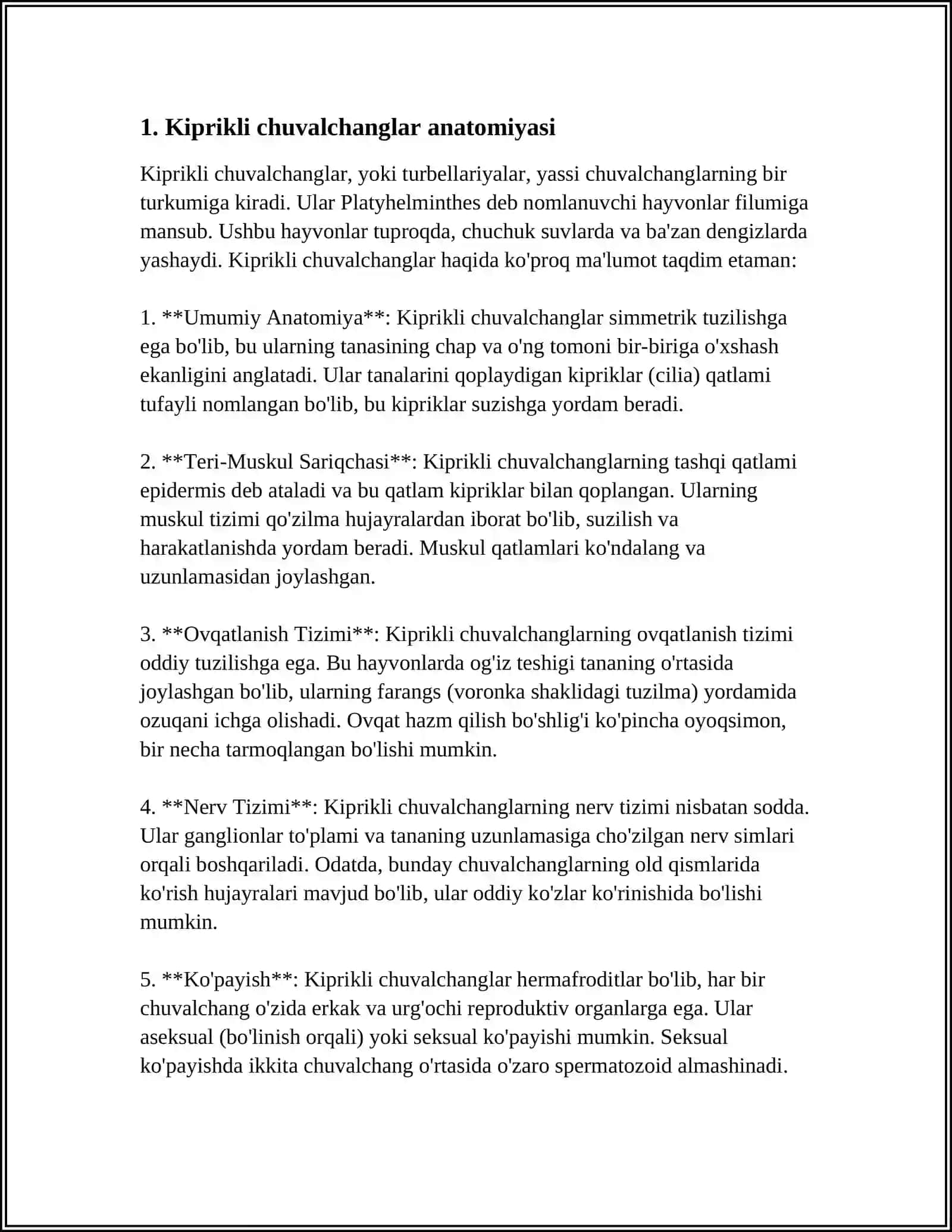 Kiprikli chuvalchanglar anatomiyasi 3
