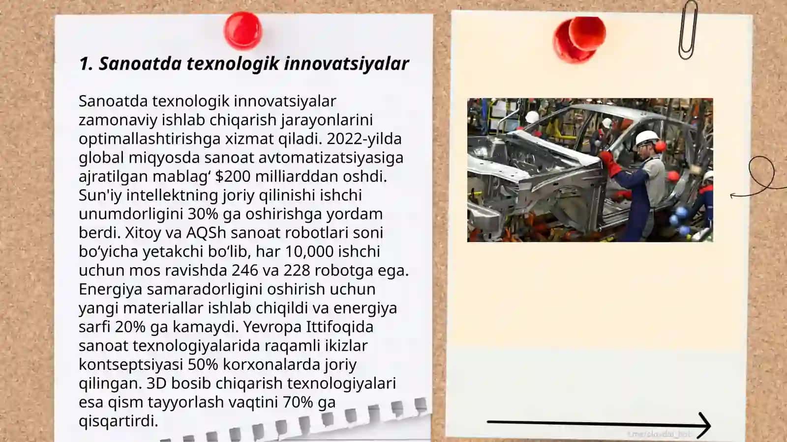 Sanoat, avtomobilsozlik sohasining rivojlanishi 3