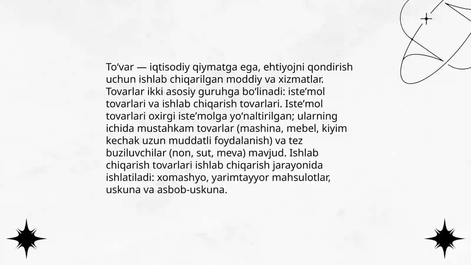 Iqtisodiyotda tovar va pul 3