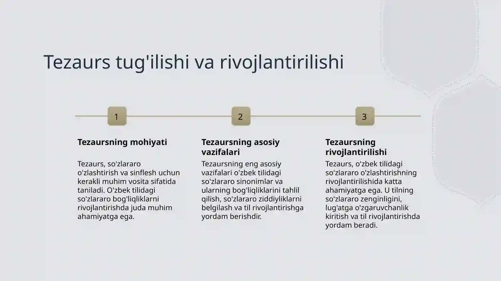 Oʻzbek tilida tezaurs lugʻatini yaratish 3