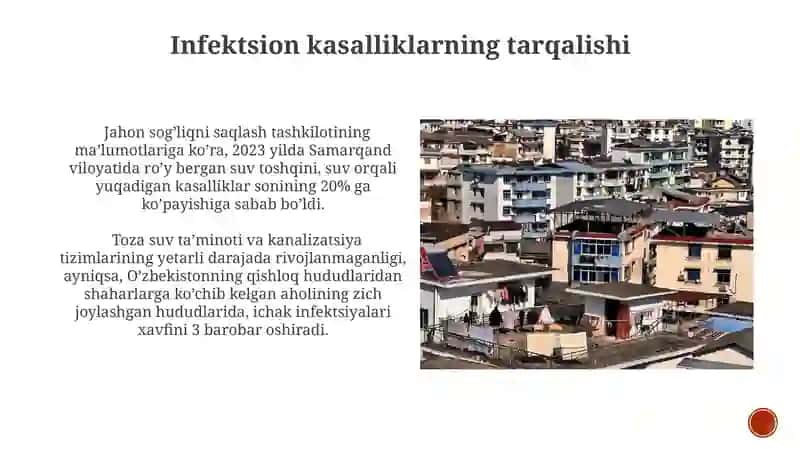 Infektsion kasalliklarning tarqalishi 3