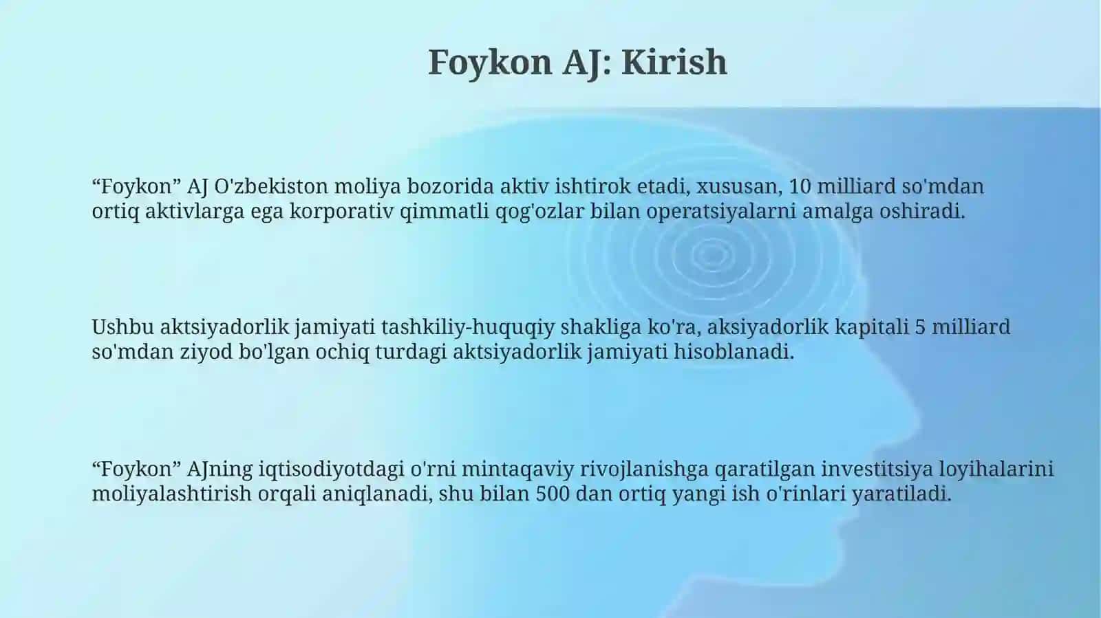 Foykon акционерлик жамияти 3