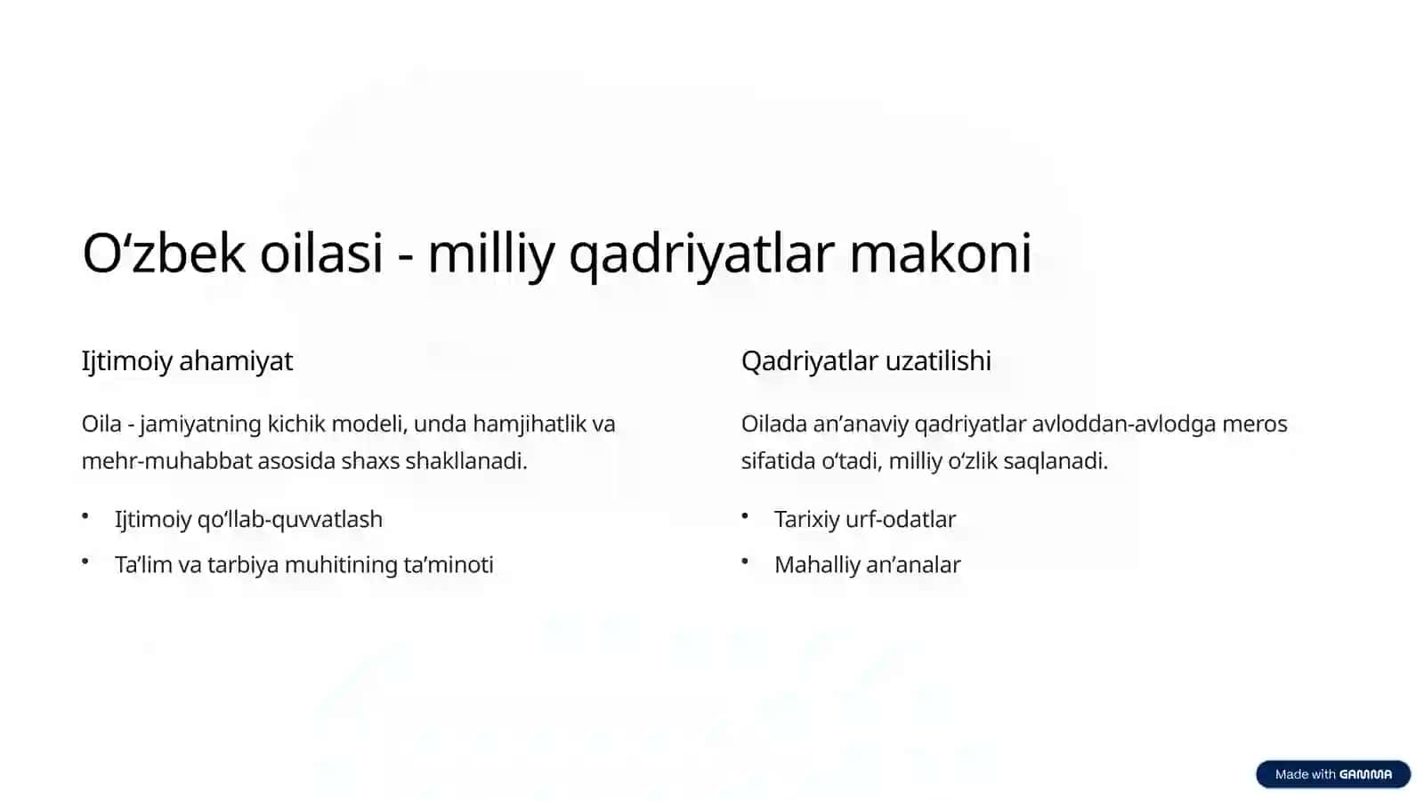 Milliy gʻoya va oilada shaxs tarbiyasi 3