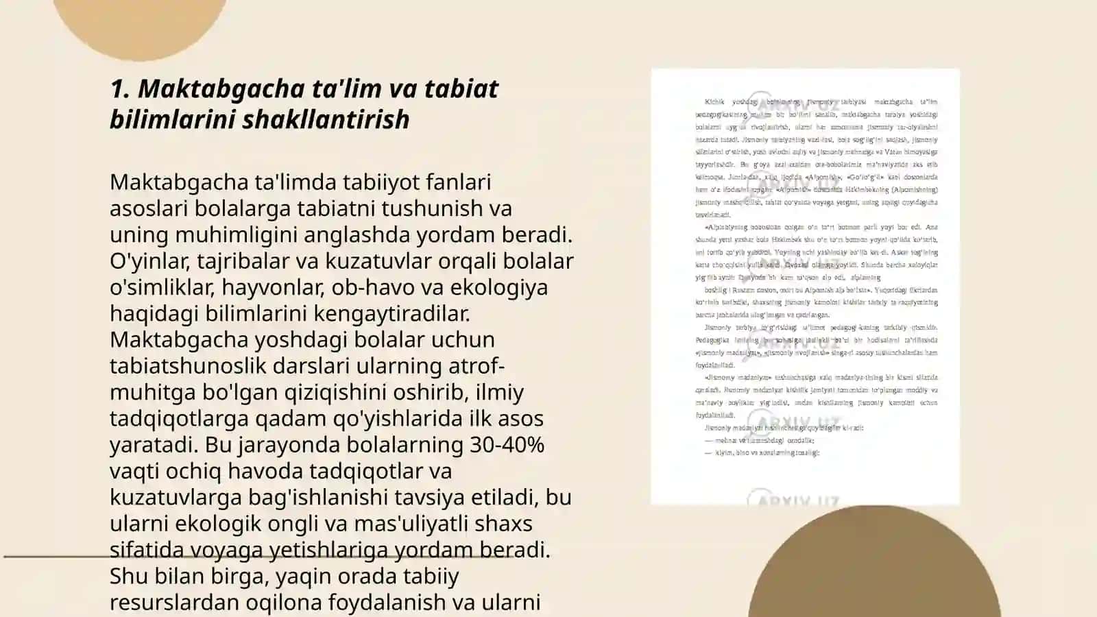 Tabiat bilan tanishtirish 3