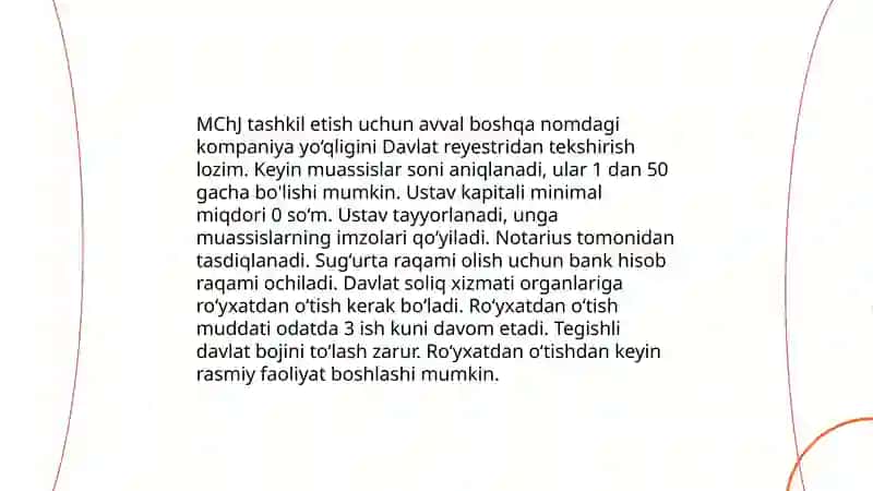 MChJ to`g`risidagi qonun 3