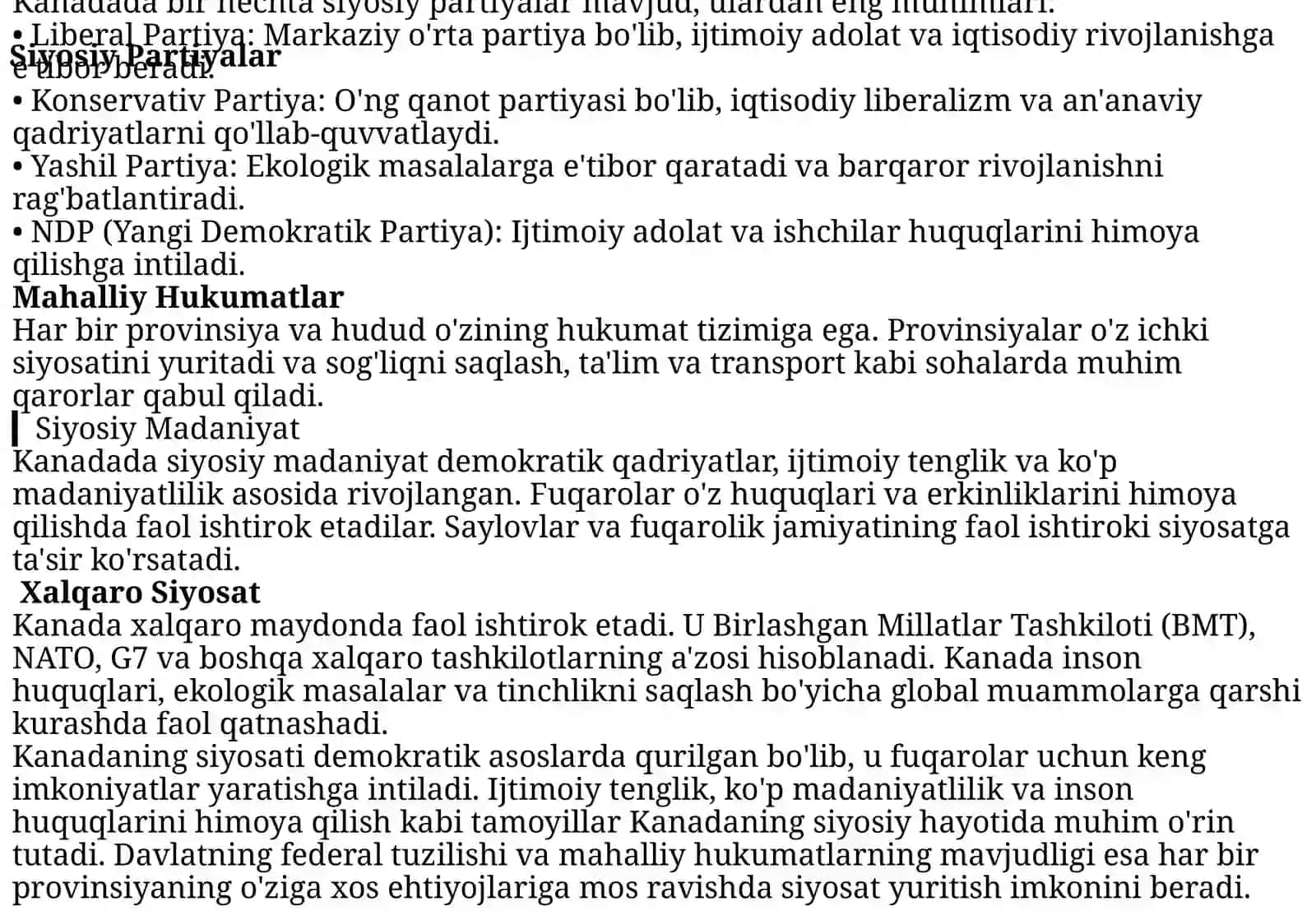 Kanada davalatining ijtimoiy siyosati 3