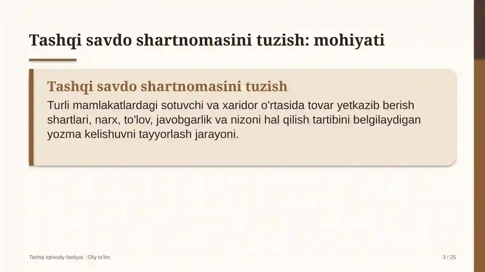 Elektron hukumat tizimida tashqi savdo shartnomasini tuzish 3
