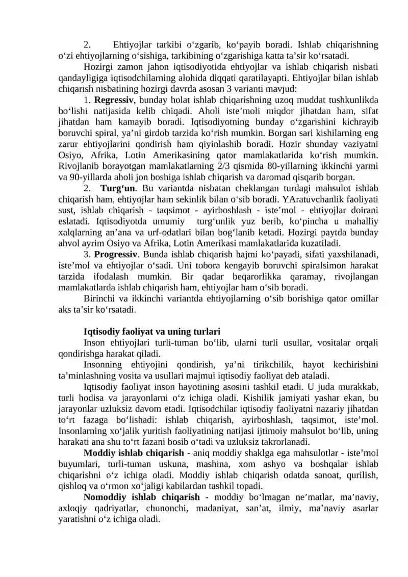 Ijtimoiy iqtisodiy ehtiyojlar 3