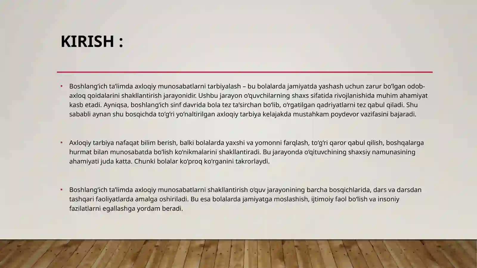 Boshlang`ich talimda axloqiy munosabatlarn itarbiyalash 3