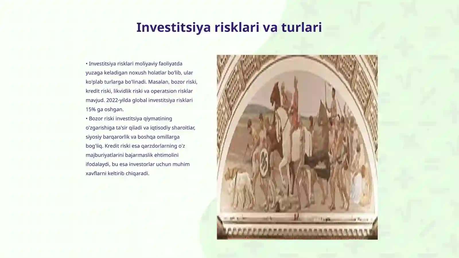 Investitsiyalarni risklardan sug'urta qilish 3
