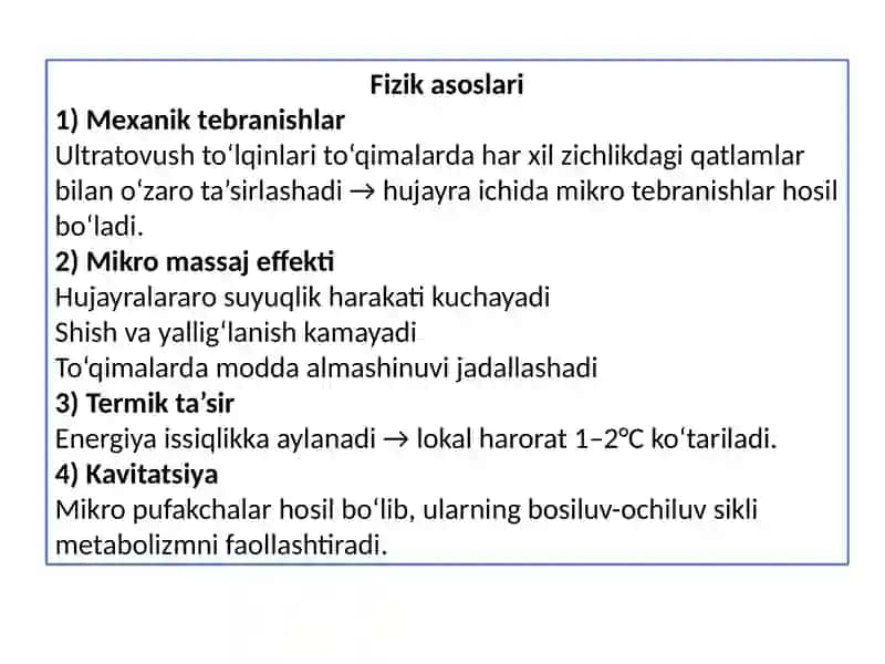 ULTRATOVUSH BILAN DAVOLASH 3